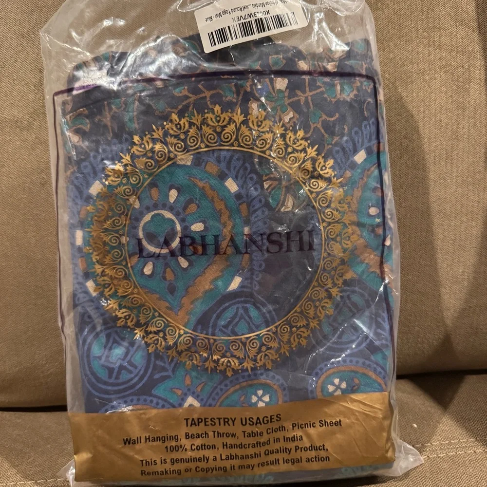 NIP Mandala Tapestry Boho Wall Decor Circle Blanket! Beach Dorm Picnic